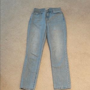 Madewell jeans curvy perfect